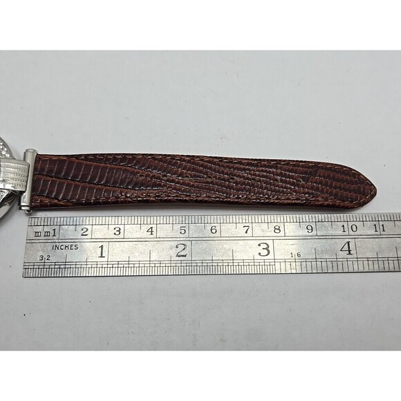 Ferre Milano 1L096 Swiss Made Womens Quartz Crystal Bezel Watch New Battery - Picture 10 of 14